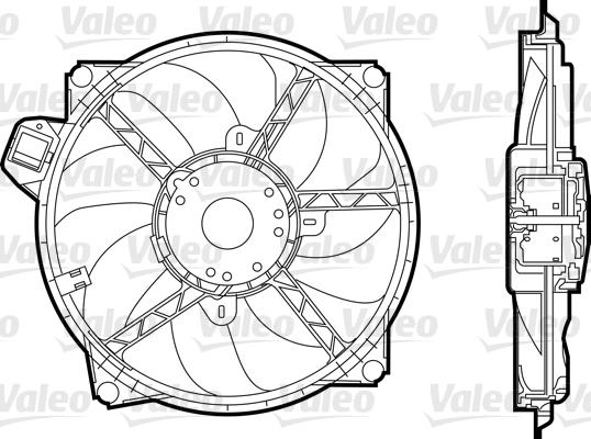 Valeo 696376 - Ventilators, Motora dzesēšanas sistēma www.autospares.lv