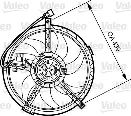 Valeo 696378 - Ventilators, Motora dzesēšanas sistēma www.autospares.lv