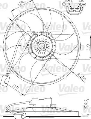 Valeo 696287 - Ventilators, Motora dzesēšanas sistēma www.autospares.lv