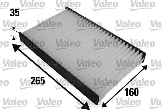 Valeo 698454 - Filtrs, Salona telpas gaiss www.autospares.lv