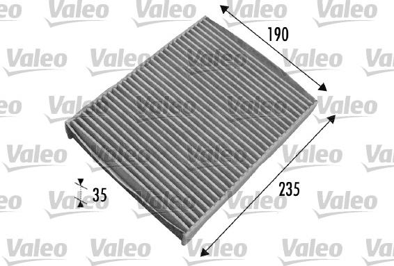 Valeo 698693 - Filtrs, Salona telpas gaiss autospares.lv