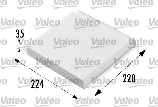 Valeo 698657 - Filtrs, Salona telpas gaiss www.autospares.lv