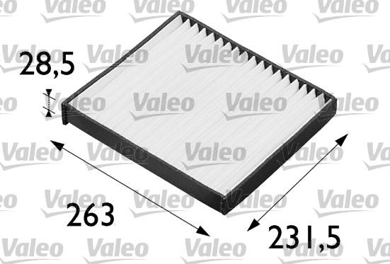 Valeo 698663 - Filtrs, Salona telpas gaiss www.autospares.lv