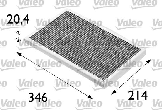 Valeo 698684 - Filter, interior air www.autospares.lv