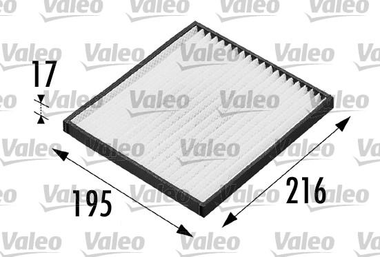 Valeo 698681 - Filter, interior air www.autospares.lv