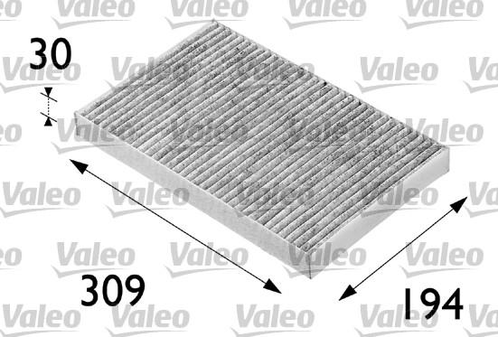 Valeo 698682 - Filtrs, Salona telpas gaiss www.autospares.lv