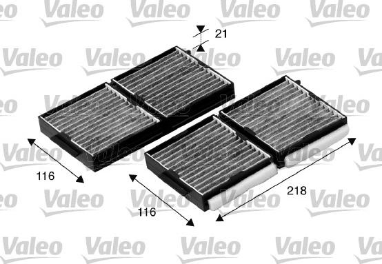 Valeo 698890 - Filtrs, Salona telpas gaiss www.autospares.lv