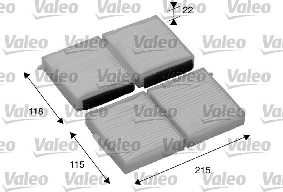 Valeo 698891 - Filtrs, Salona telpas gaiss www.autospares.lv