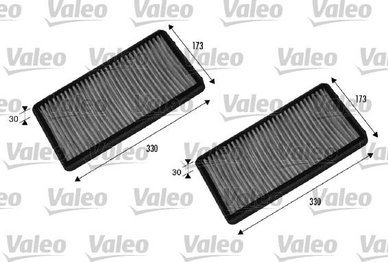 Valeo 698857 - Filtrs, Salona telpas gaiss autospares.lv