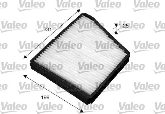 Valeo 698860 - Filtrs, Salona telpas gaiss www.autospares.lv