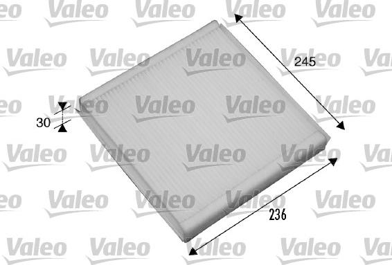 Valeo 698861 - Filtrs, Salona telpas gaiss www.autospares.lv