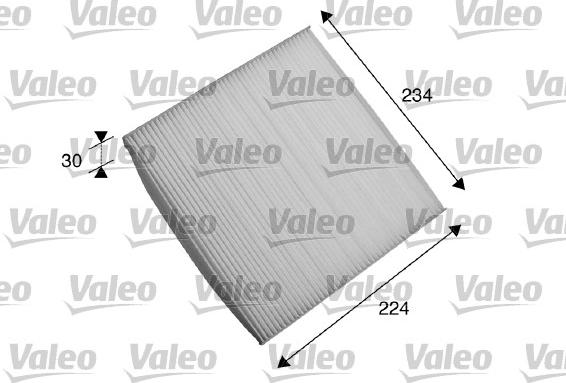 Valeo 698868 - Filtrs, Salona telpas gaiss www.autospares.lv