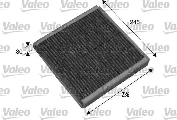 Valeo 698862 - Filtrs, Salona telpas gaiss www.autospares.lv