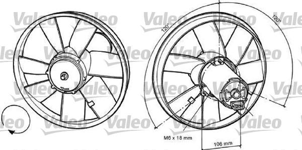 Valeo 698370 - Ventilators, Motora dzesēšanas sistēma www.autospares.lv