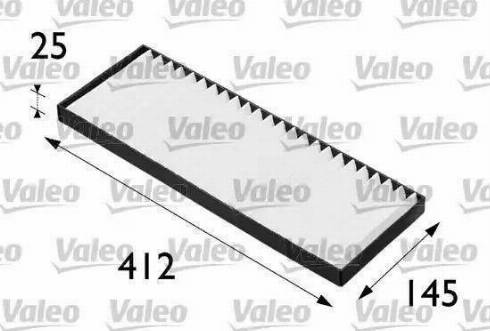 Valeo 708202 - Filtrs, Salona telpas gaiss www.autospares.lv