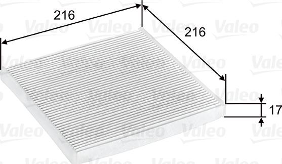 Valeo 698796 - Filtrs, Salona telpas gaiss autospares.lv