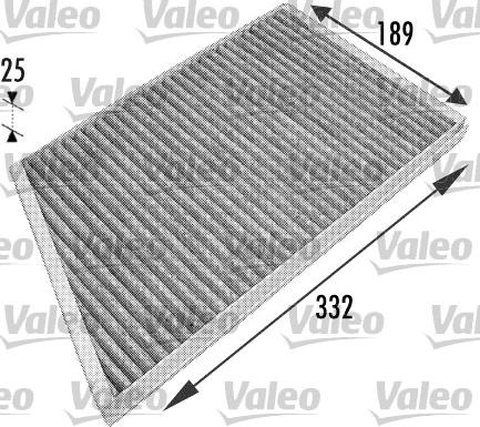 Valeo 698743 - Filtrs, Salona telpas gaiss www.autospares.lv