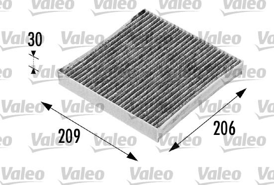 Valeo 698715 - Filtrs, Salona telpas gaiss autospares.lv