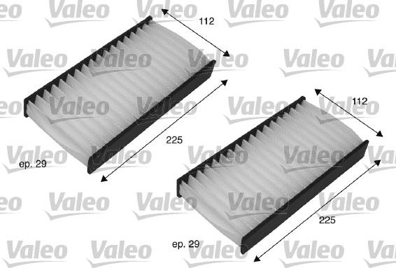 Valeo 698735 - Filtrs, Salona telpas gaiss www.autospares.lv