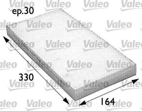 Valeo 698726 - Filtrs, Salona telpas gaiss www.autospares.lv