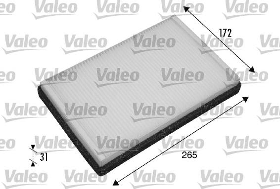 Valeo 698770 - Filtrs, Salona telpas gaiss www.autospares.lv