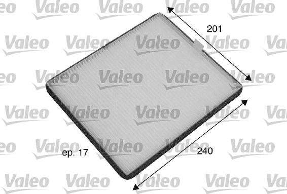 Valeo 698773 - Filtrs, Salona telpas gaiss www.autospares.lv