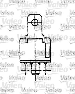 Valeo 643508 - Relejs, Darba strāva www.autospares.lv