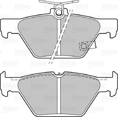 Valeo 601494 - Bremžu uzliku kompl., Disku bremzes www.autospares.lv