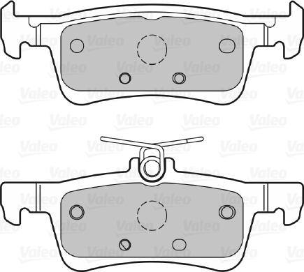 Valeo 601408 - Bremžu uzliku kompl., Disku bremzes www.autospares.lv