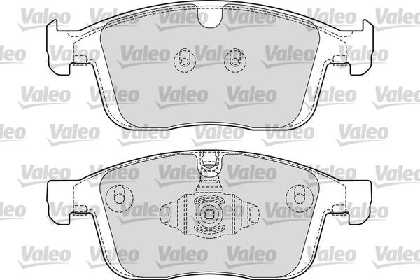 Valeo 601689 - Bremžu uzliku kompl., Disku bremzes www.autospares.lv