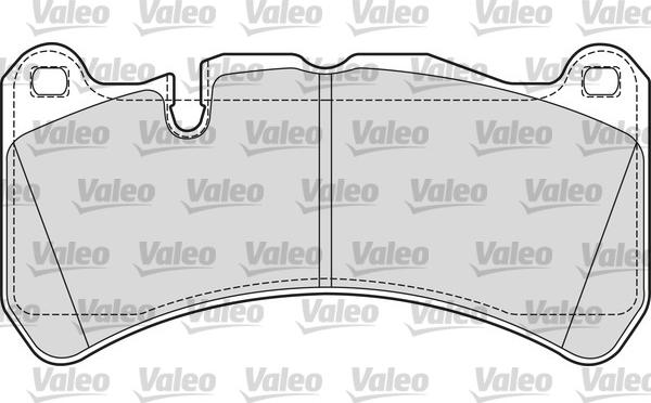 Valeo 601685 - Bremžu uzliku kompl., Disku bremzes www.autospares.lv