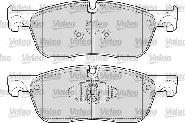 Valeo 601676 - Bremžu uzliku kompl., Disku bremzes www.autospares.lv