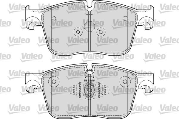 Valeo 601677 - Bremžu uzliku kompl., Disku bremzes www.autospares.lv