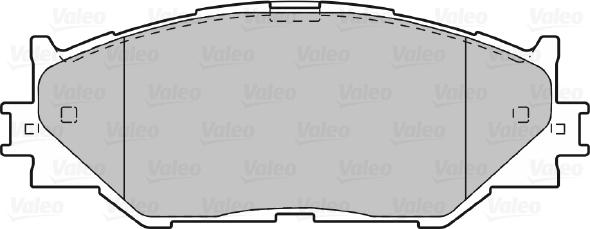 Valeo 601035 - Bremžu uzliku kompl., Disku bremzes www.autospares.lv