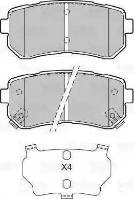 RIDER RD.3323.DB3421 - Brake Pad Set, disc brake www.autospares.lv