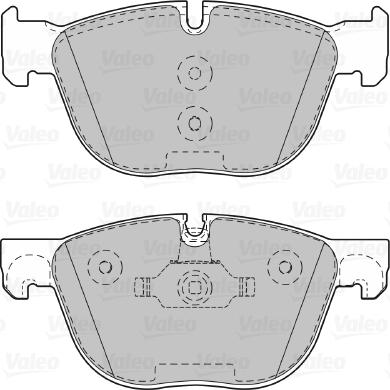 Valeo 601130 - Тормозные колодки, дисковые, комплект www.autospares.lv