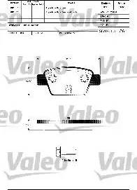 Valeo 601307 - Bremžu uzliku kompl., Disku bremzes autospares.lv