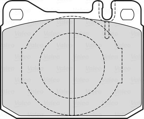 Valeo 601746 - Bremžu uzliku kompl., Disku bremzes www.autospares.lv