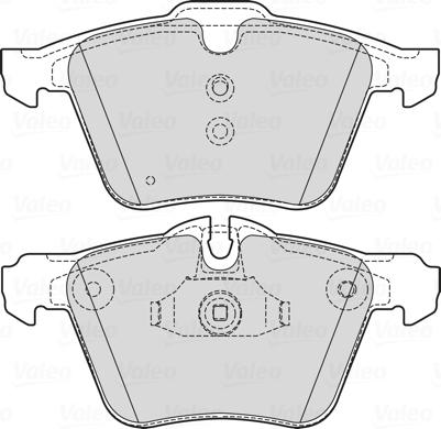 Valeo 601752 - Bremžu uzliku kompl., Disku bremzes autospares.lv