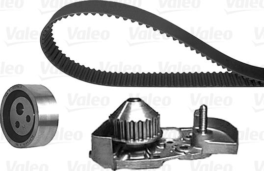 Valeo 614545 - Водяной насос + комплект зубчатого ремня ГРМ www.autospares.lv