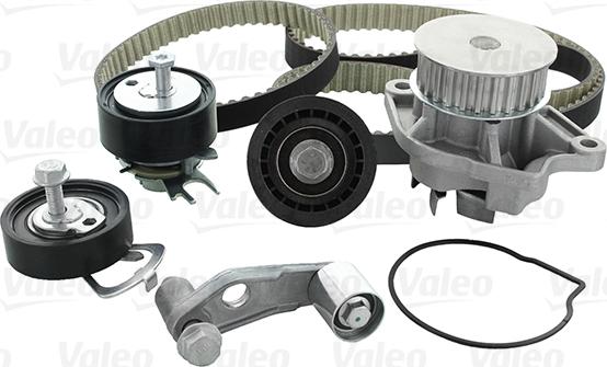 Valeo 614540 - Водяной насос + комплект зубчатого ремня ГРМ www.autospares.lv