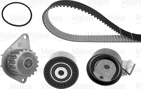 Valeo 614542 - Водяной насос + комплект зубчатого ремня ГРМ www.autospares.lv