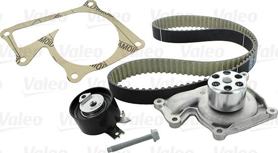 Valeo 614561 - Водяной насос + комплект зубчатого ремня ГРМ www.autospares.lv