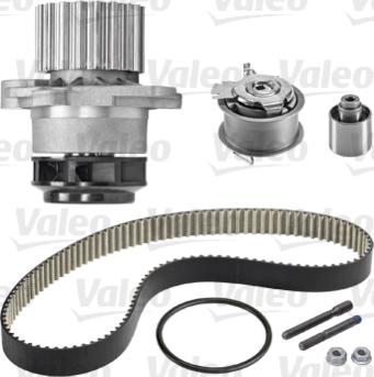 Valeo 614504 - Водяной насос + комплект зубчатого ремня ГРМ www.autospares.lv