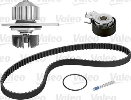 Valeo 614508 - Водяной насос + комплект зубчатого ремня ГРМ www.autospares.lv