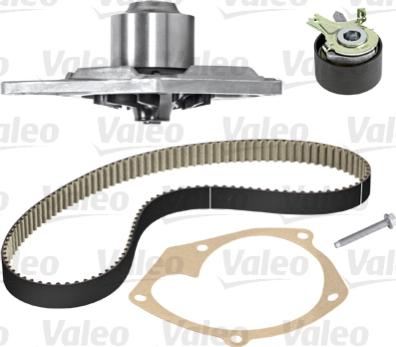 Valeo 614502 - Ūdenssūknis + Zobsiksnas komplekts www.autospares.lv