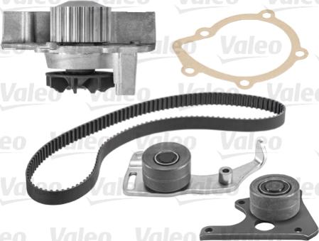 Valeo 614507 - Водяной насос + комплект зубчатого ремня ГРМ www.autospares.lv