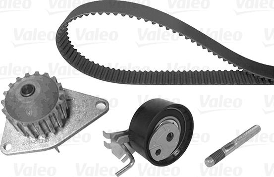 Valeo 614515 - Водяной насос + комплект зубчатого ремня ГРМ www.autospares.lv