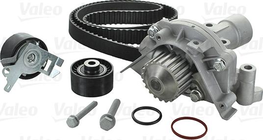 Valeo 614586 - Водяной насос + комплект зубчатого ремня ГРМ www.autospares.lv