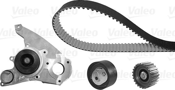 Valeo 614581 - Водяной насос + комплект зубчатого ремня ГРМ www.autospares.lv